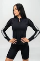 Damen T-Shirt Nebbia  Long Sleeve Zipper Top WINNER black