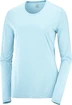 Damen T-Shirt Salomon  Agile LS Tee Crystal Blue