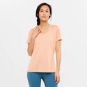 Damen T-Shirt Salomon  Agile SS Tee Sirocco