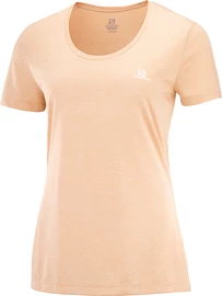 Damen T-Shirt Salomon Agile SS Tee Sirocco