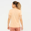 Damen T-Shirt Salomon  Agile SS Tee W Almond