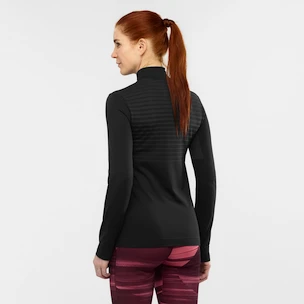 Damen T-Shirt Salomon  Comet Seamless HZ Black/Ebony