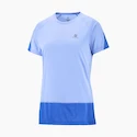 Damen T-Shirt Salomon  Cross Run SS Tee Provence XS