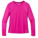 Damen T-Shirt Smartwool  Merino Sport 120 Long Sleeve Festive Fushia M