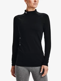 Damen T-Shirt Under Armour ColdGear Authentics Mockneck-BLK