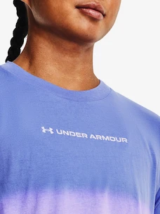 Damen T-Shirt Under Armour  DIP DYE CROP SS-BLU XL