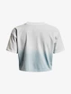 Damen T-Shirt Under Armour  DIP DYE CROP SS-GRY