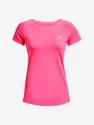 Damen T-Shirt Under Armour HeatGear SS-PNK