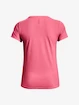 Damen T-Shirt Under Armour  Iso-Chill Laser Tee-PNK