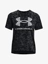 Damen T-Shirt Under Armour  LOGO AOP HEAVYWEIGHT SS-BLK M