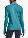 Damen T-Shirt Under Armour  Qualifier Run 2.0 1/2 Zip-BLU