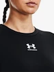 Damen T-Shirt Under Armour  Rival Terry Crew-BLK