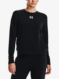 Damen T-Shirt Under Armour Rival Terry Crew-BLK