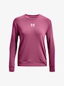 Damen T-Shirt Under Armour  Rival Terry Crew-PNK