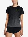 Damen T-Shirt Under Armour  Rush Cicada Shortsleeve-BLK XS