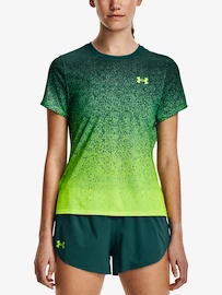 Damen T-Shirt Under Armour Rush Cicada Shortsleeve-GRN