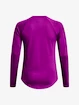 Damen T-Shirt Under Armour  Rush LS-PPL