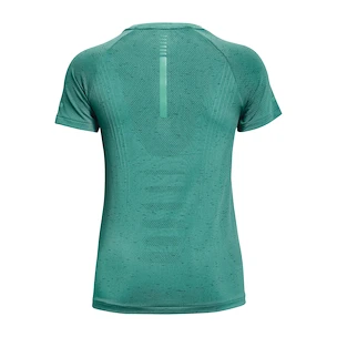 Damen T-Shirt Under Armour  Seamless Run SS-GRN