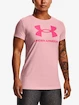 Damen T-Shirt Under Armour  SPORTSTYLE LOGO SS-PNK