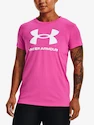 Damen T-Shirt Under Armour  SPORTSTYLE LOGO SS-PNK