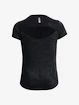 Damen T-Shirt Under Armour  Streaker Jacquard Tee-BLK