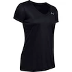 Damen T-Shirt Under Armour  Tech Black