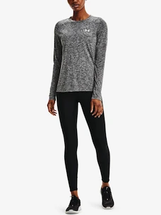 Damen T-Shirt Under Armour  Tech LS Crew Twist-BLK