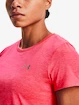 Damen T-Shirt Under Armour  Tech SSC - Twist-PNK