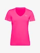 Damen T-Shirt Under Armour  Tech SSV - Solid-PNK