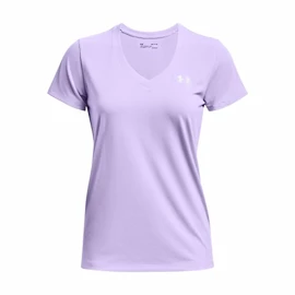 Damen T-Shirt Under Armour Tech SSV - Solid-PPL