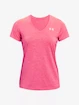 Damen T-Shirt Under Armour  Tech SSV - Twist Cerise