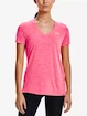 Damen T-Shirt Under Armour  Tech SSV - Twist Cerise