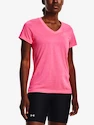 Damen T-Shirt Under Armour  Tech SSV - Twist-PNK