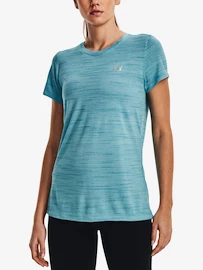 Damen T-Shirt Under Armour Tech Tiger SSC-BLU