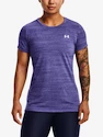 Damen T-Shirt Under Armour  Tech Tiger SSC-BLU