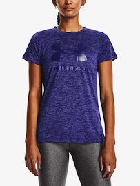 Damen T-Shirt Under Armour Tech Twist BL Gel SSC-BLU