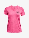 Damen T-Shirt Under Armour  Tech Twist LC Crest SSV-PNK