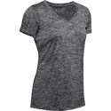 Damen T-Shirt Under Armour  Tech V-Neck-GRY