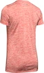 Damen T-Shirt Under Armour  Tech V-Neck Twist Red