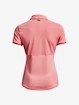 Damen T-Shirt Under Armour  Zinger Point SS Polo-PNK