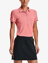 Damen T-Shirt Under Armour  Zinger Point SS Polo-PNK