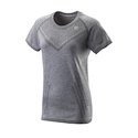 Damen T-Shirt Wilson  Power Seamless Crew Dark Grey L