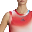 Damen Tank-Top adidas  Melbourne Printed Match Tank White/Red/Blue