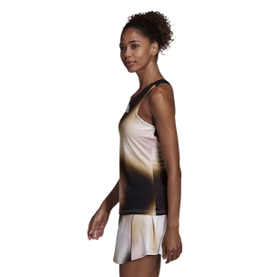 Damen Tank-Top adidas  Melbourne Y-Tank Sandy Beige