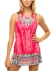 Damen Tank-Top Lucky in Love  Pretty In Ink Bralette Tank Shocking Pink S