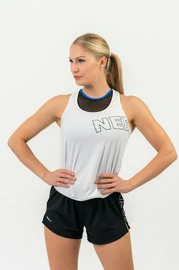 Damen Tank-Top Nebbia FIT Activewear Tank Top “Airy” with Reflective Logo white