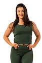 Damen Tank-Top Nebbia  Organic Cotton Ribbed Tank Top 414 dark green XS