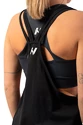 Damen Tank-Top Nebbia  Sleeveless Loose Cross Back Tank Top "Feeling Good" Black