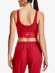 Damen Tank-Top Under Armour  Meridian Fitted Crop Tank-RED