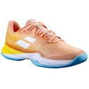 Damen Tennisschuhe Babolat Jet Mach 3 Clay Women Coral/Gold Fusion